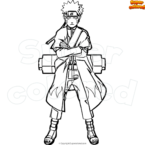 Coloring page - Naruto protagonistas