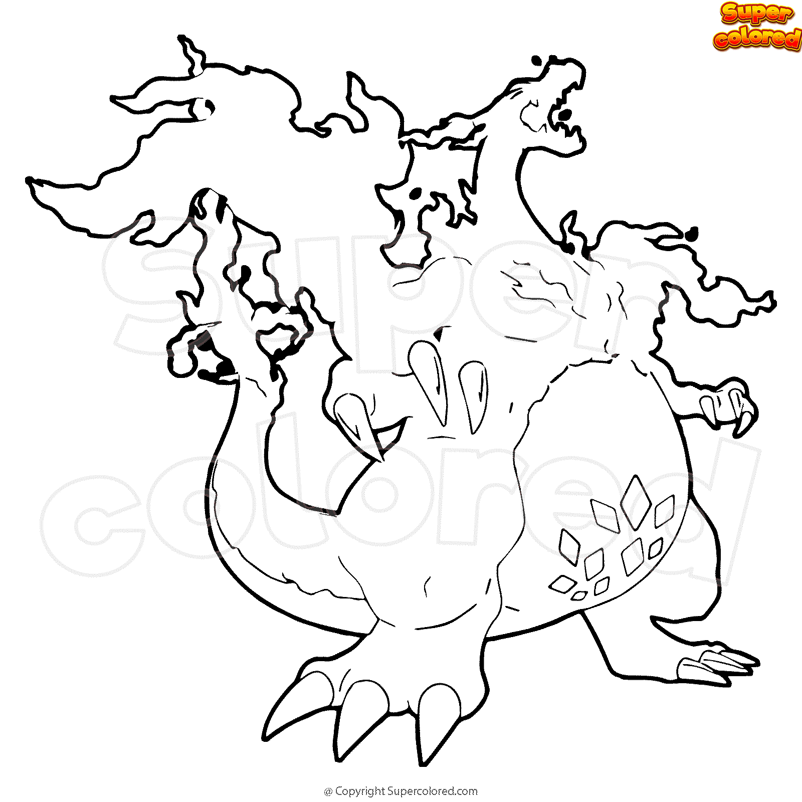 Charizard Vmax Coloring Pages - 292cc5