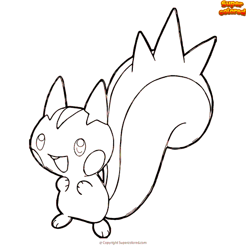 Pachirisu para colorear  Pokemon, Cartoon styles, Drawings