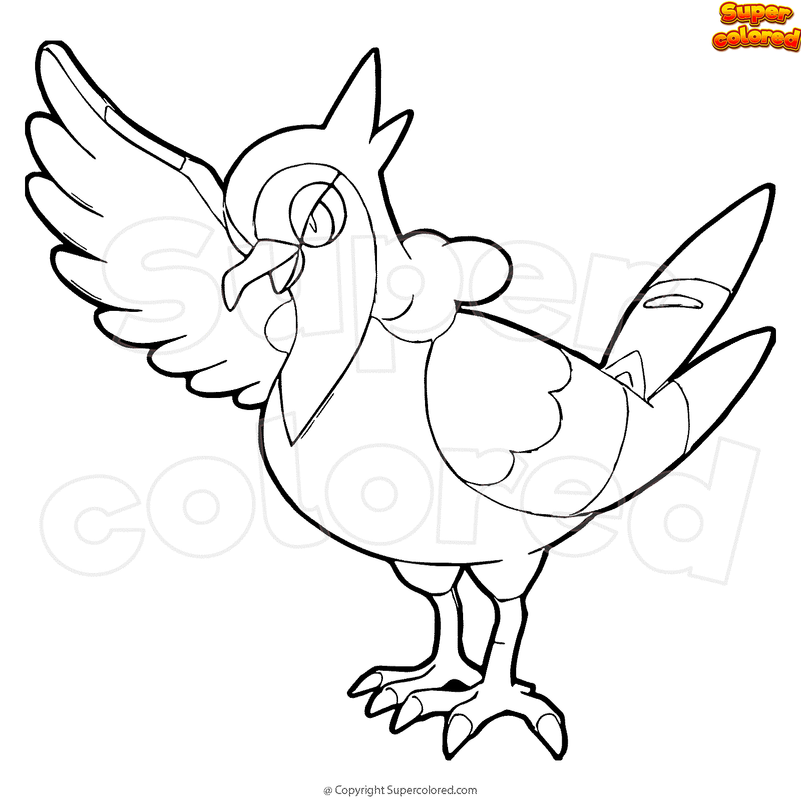 Ausmalbild Pokemon Navitaub Supercolored Ausmalbild Pokemon Navitaub Supercolored