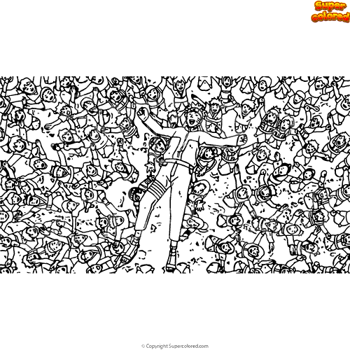 Coloring page - Naruto herói