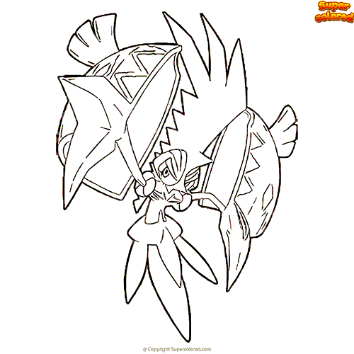 Coloring Page Pokemon Tapu Koko Supercolored Com