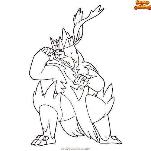 printable coloring pages urshifu pokemon