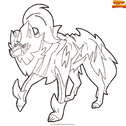 Coloring page Pokemon Zamazenta - Supercolored.com