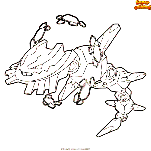 Mega-Steelix  Onix pokemon, Pokémon oras, Pokemon coloring pages