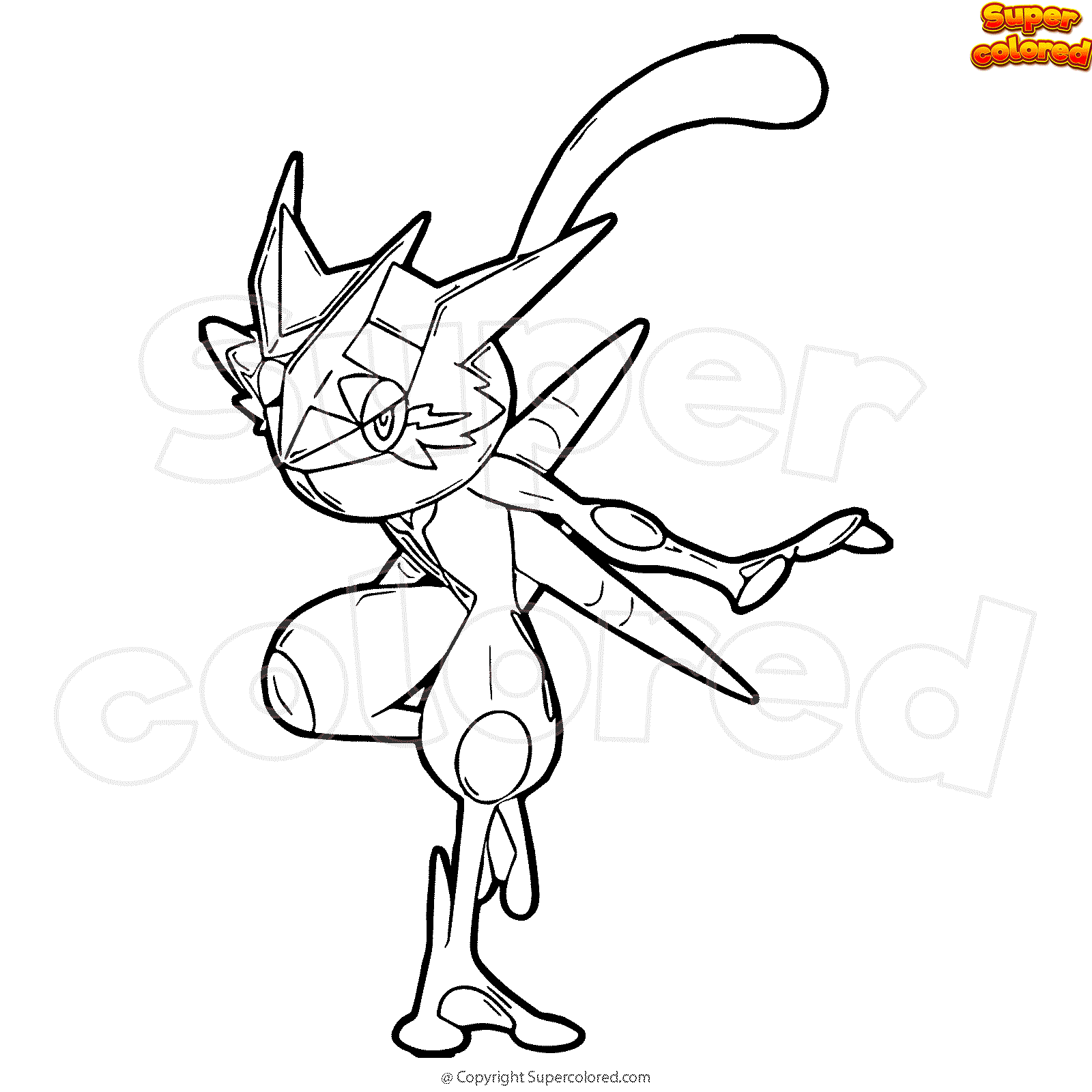 Actualizar más de 80 dibujo greninja muy caliente camera.edu.vn